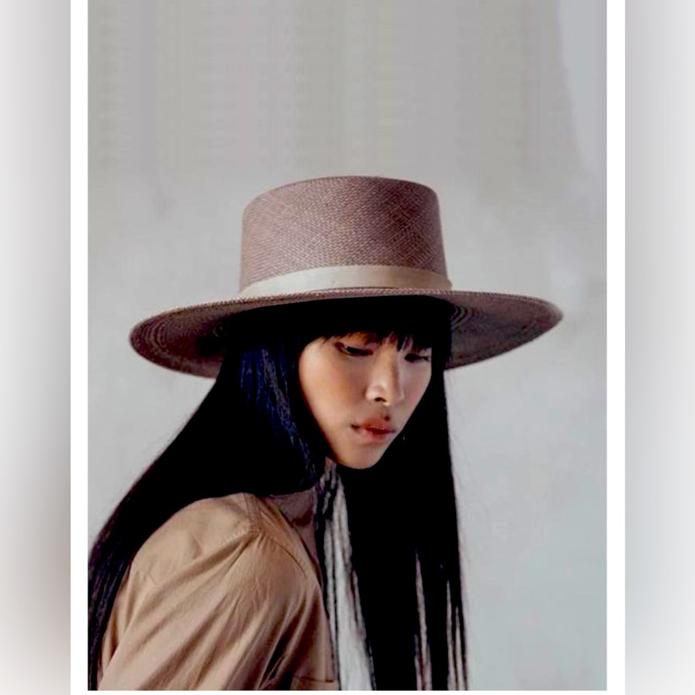 Janessa Leone Rena Boater Hat